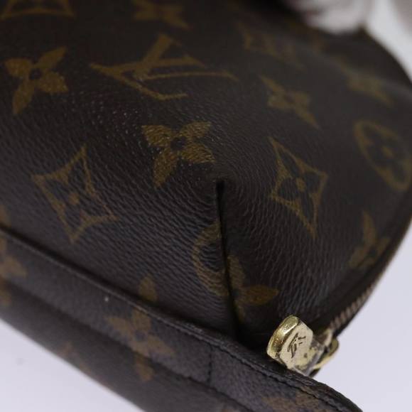 LOUIS VUITTON Monogram Trousse Demi Ronde Cosmetic Pouch M47520 LV Auth 76931 - Picture 16 of 16